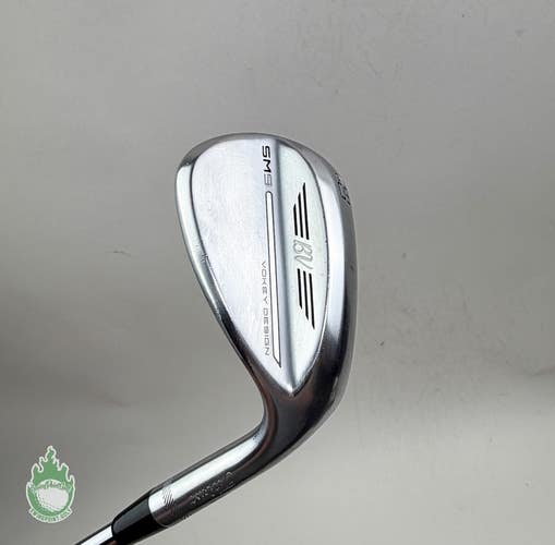 Used Titleist Vokey SM9 S Grind Chrome Wedge 60*-10 Wedge Flex Steel Golf Club