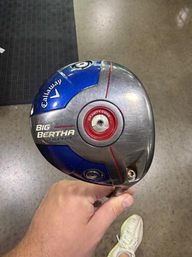 Used Callaway BIG BERTHA ALPHA Mens Driver RH 9.0 Degree 11605-S000226614