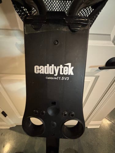 Black Unisex Push Cart (Used) CaddyTek CaddyLite 11.5 V3