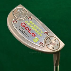 Scotty Cameron 2015 GoLo 3 Custom 35" Heel-Shafted Milled Putter Titleist w/ HC