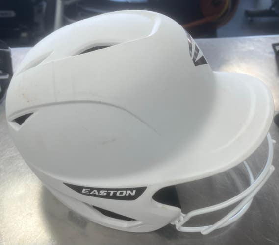 Used Easton GHOST Batting Helmet w/Mask White One Size 11497-S000161186
