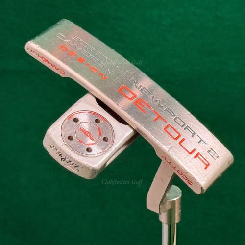 Scotty Cameron Newport 2 Detour Plumber's Neck 34.5" Putter Golf Club Titleist