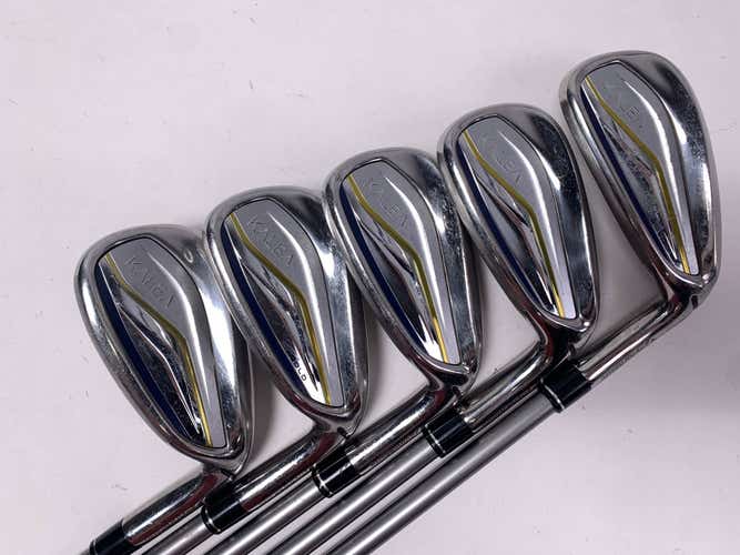 TaylorMade Kalea Gold Iron Set 7-PW+SW Kalea Gold 40g Ladies RH