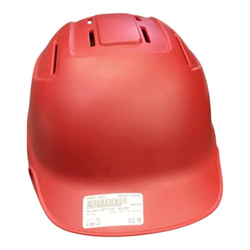 Used Adidas BATTING HELMET Batting Helmet No Mask Red LG 11846-S000110031