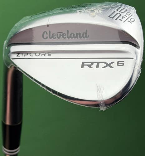 Cleveland RTX 6 Single Sand SW Wedge LEFT Hand 56-10* Steel Dynamic Gold LH NEW