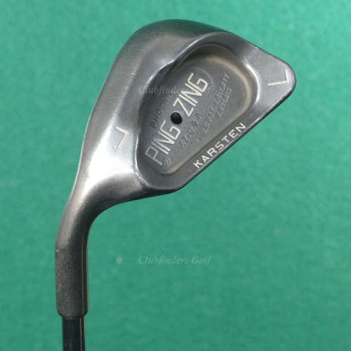 LH Ping Zing Stainless Black Dot LW Lob Wedge Karsten KT-M Steel Stiff