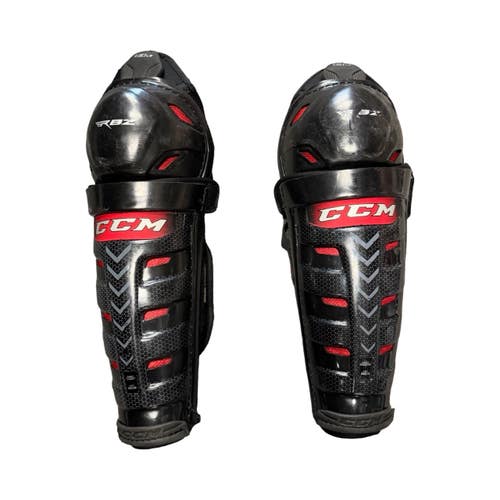 Used CCM RBZ Senior Shin Guards Black 15" 10299-S000312620