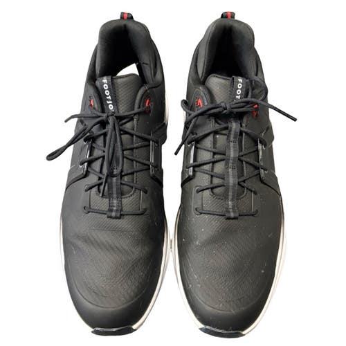 Used Foot Joy HYPERFLEX Mens Golf Shoes Black Senior 12 10299-C000309238