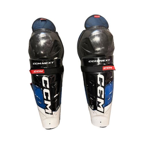 Used CCM NEXT Senior Shin Guards Black 15" 10299-S000311592
