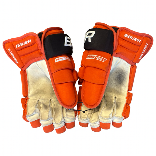 Used Bauer BAUER PRO SERIES 14 JOHNSTON GLOVES Senior Gloves Orange 14" 10299-S000313763
