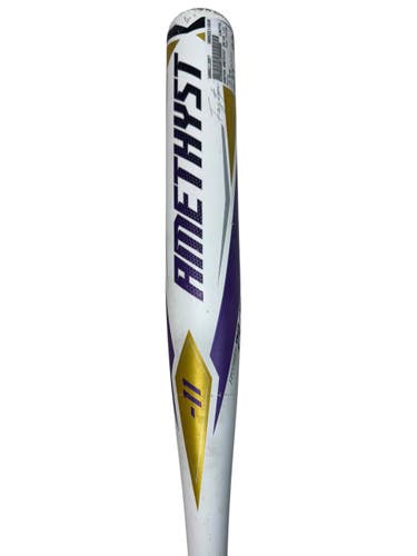 Used Easton FP22AMY BB/SB Fastpitch Bat White And Purple 29" 11835-S000212057