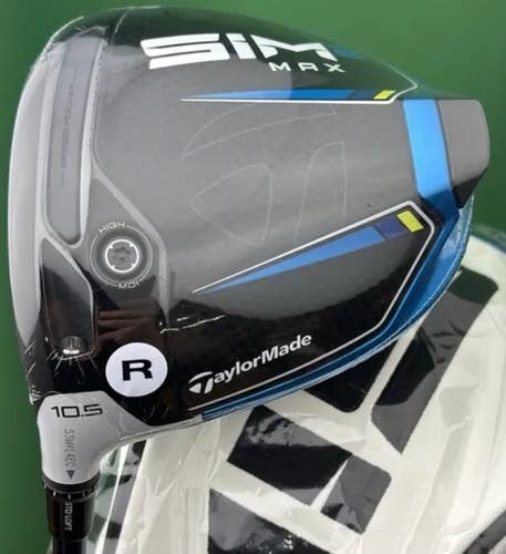 TaylorMade SIM2 MAX Driver 10.5* Stiff Flex Fujikura Ventus Blue 5S NEW