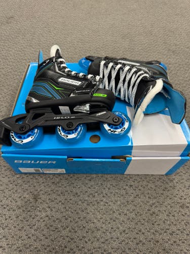 Bauer XLP Adjustable Inline Skates (New) youth size 11-1