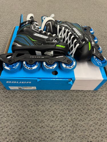Bauer XLP Adjustable Inline Skates (New) Size 2-5
