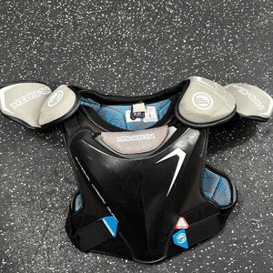 Used Maverik EKG CHARGER Lacrosse Shoulder Pads Black SM 11849-S000043843