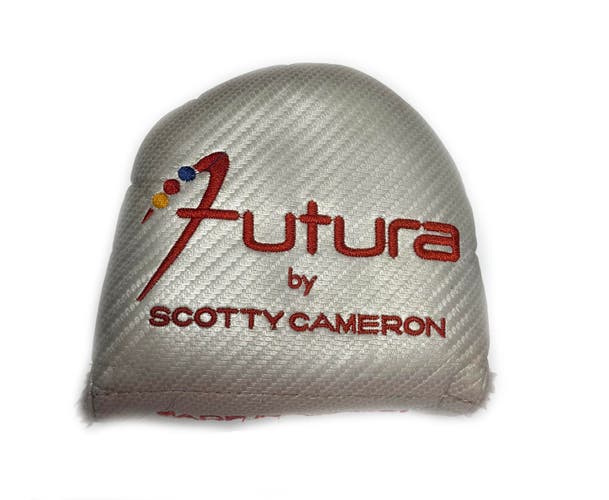Scotty Cameron Futura Silver/Black/Red Mallet Headcover