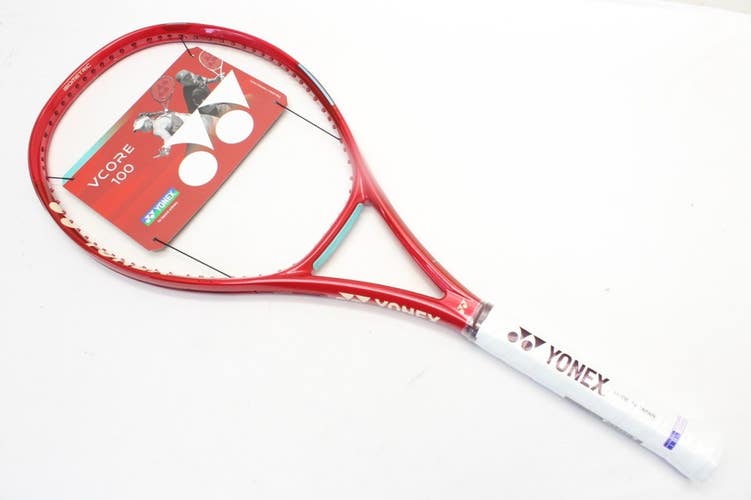 *NEW* 2026 YONEX VCORE 100 (300g) GEN 8 TENNIS RACQUET (4 1/8) RUBY RED