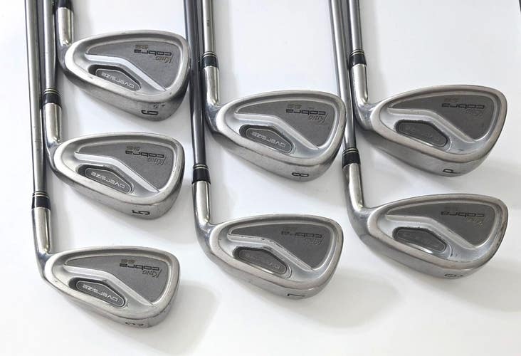 Men's Cobra iron Set 3-P ! Graphite Stiff Flex Shafts