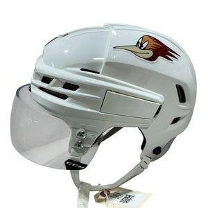 White Small CCM Tacks 910 Helmet Pro Stock (Used) 1659