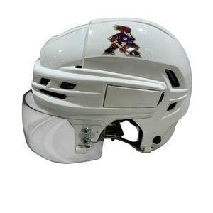 White Medium CCM Tacks 910 Helmet Pro Stock (Used) 1657