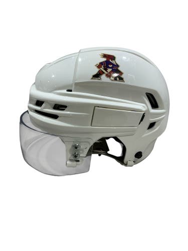 White Medium CCM Tacks 910 Helmet Pro Stock (Used) 1657
