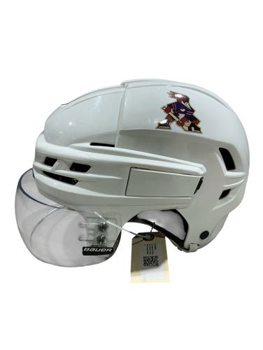 White Medium CCM Super Tacks X Helmet Pro Stock (Used) 1661