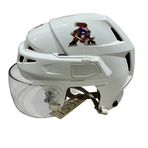 White Small CCM Vector V08 Helmet Pro Stock (Used) 1651