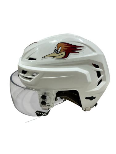 White Small CCM Tacks 710 Helmet Pro Stock (Used) 1655