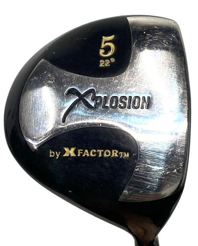 X Factor Xplosion 5 Wood 22* Hammer Smartshaft Regular Graphite 43" RH Nice Grip