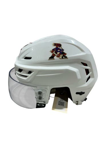 White Medium CCM Tacks 710 Helmet Pro Stock (Used) 1652