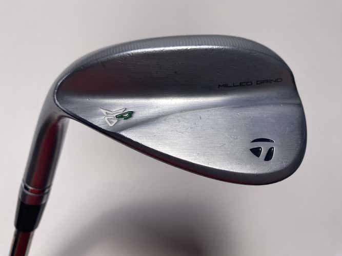 LEFTY TaylorMade Milled Grind 4 Chrome Sand Wedge SW 54* 11 UST Recoil Senior LH
