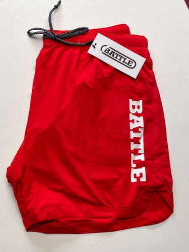Brand New Battle Fly Shorts 2.0 – Red– Adult Large