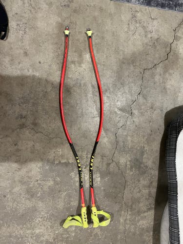 52in (130cm) Leki Trigger Series Speed S Racing Ski Poles (Used)