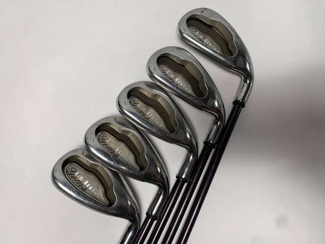 Callaway Big Bertha 2004 Iron Set 6-PW Big Bertha Gems 65i Ladies RH Undersize