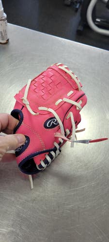 Used Rawlings 9 INCH BB/SB Glove RH Throw Pink 9" 11497-C000161206