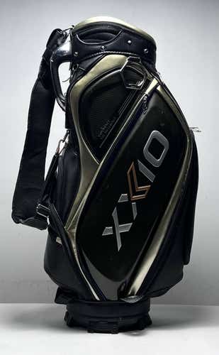 XXIO Tour Staff Bag Black 5-Way Divide Single Strap Golf Bag