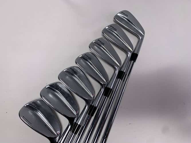 Ping Blueprint Iron Set 4-PW Red Dot 1* Flat Dynamic Gold X100 Extra Stiff RH