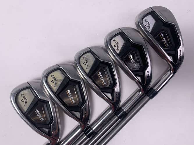 Callaway Rogue ST Max OS Iron Set 6-PW SteelFiber FC80 F3 Regular RH +1/2''