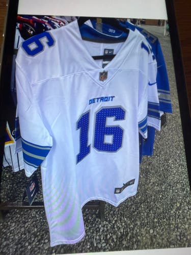 White Large Adult Unisex Nike Jersey (New) Jared Goff Jersey