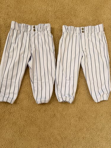 White Unisex Medium Youth EvoShield Game Pants (Used)