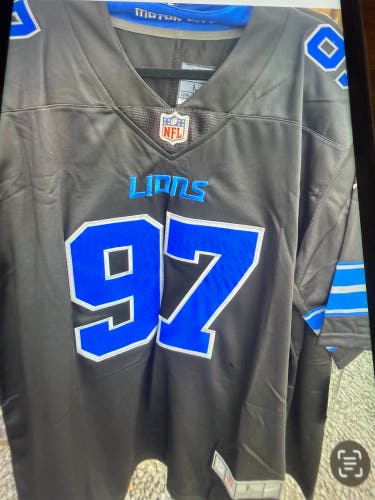 Black Large Adult Unisex Nike Jersey (New) Hutchinson Jersey