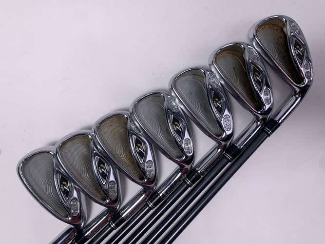 TaylorMade R7 CGB Iron Set 5-PW+AW R7-55 Hyper Lite Senior RH +1''