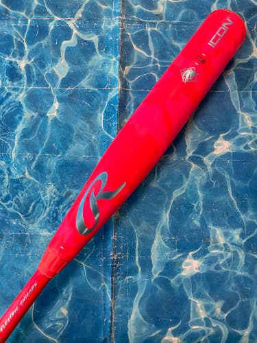 2025 Rawlings Icon Composite Bat USSSA Certified (-8) Composite 24 oz 32" (Used)