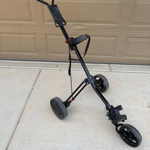 Black Unisex Push Cart (Used)