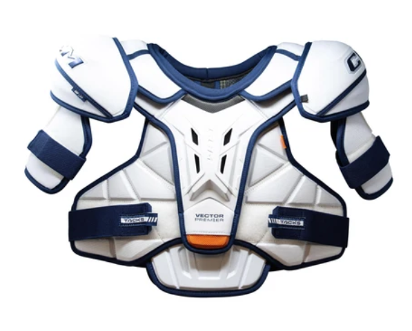 NEW CCM Tacks Vector Premier Shoulder Pads, Sr Large