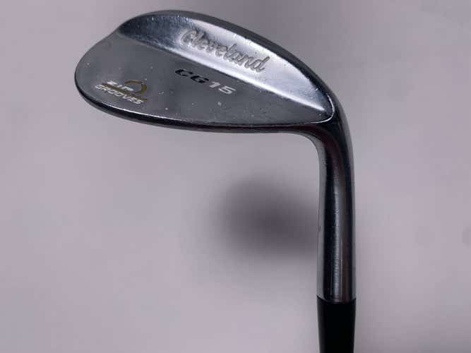 Cleveland CG15 Satin Chrome Gap Wedge GW 52* 10 Bounce Traction Wedge RH