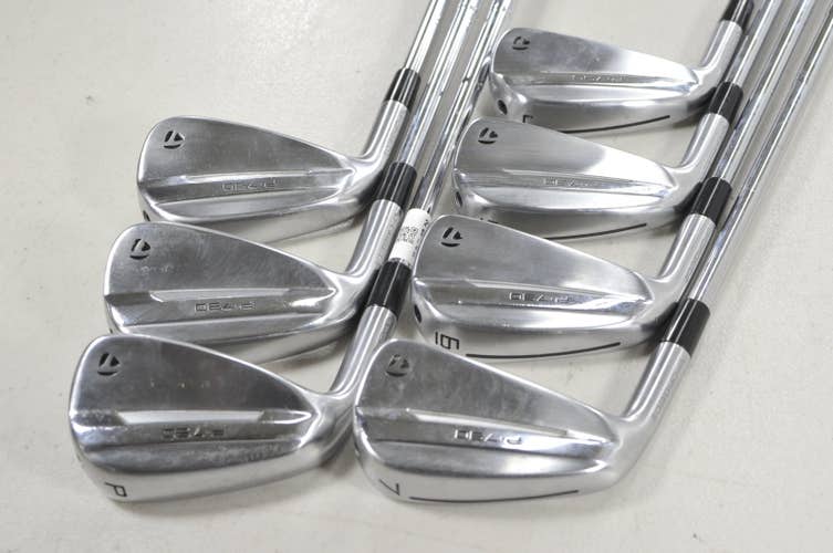 LEFT HANDED TaylorMade P790 2025 4-PW Iron Set Dynamic Gold Stiff Steel #226339