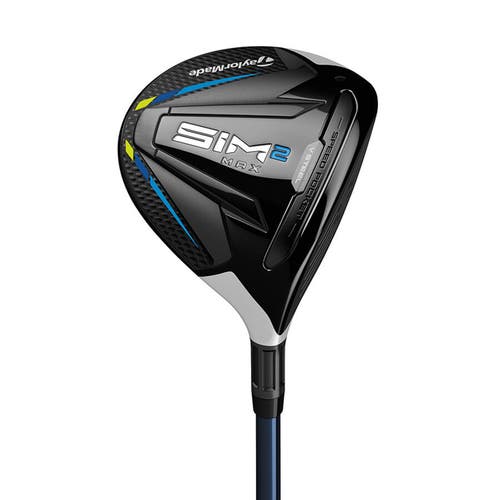 NEW LH TaylorMade SIM2 Max 18* 5 Wood Graphite Ventus Blue 5-R Regular Flex