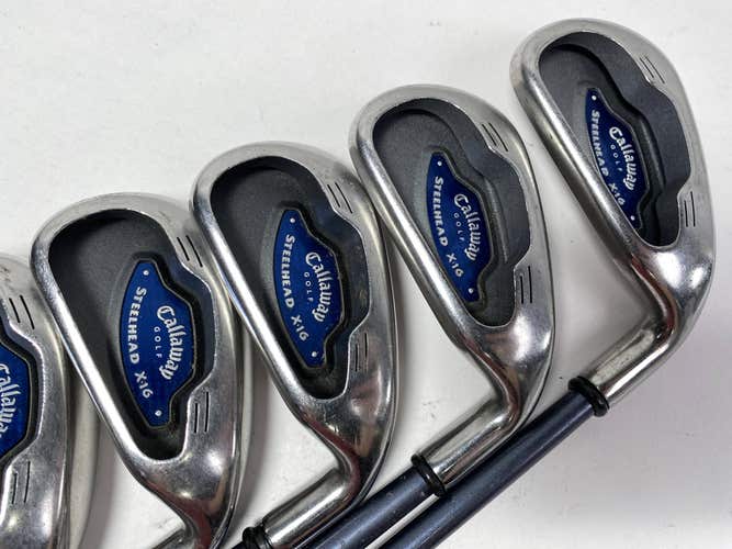 Callaway X-16 Iron Set 3-PW System CW75 Regular Graphite Mens RH