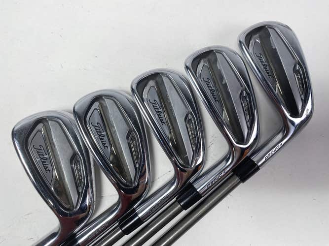 Titleist T100 Iron Set 5-9 AeroTech SteelFiber i80 Stiff Graphite Mens RH